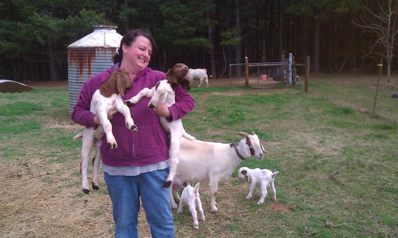 Stacy hard at it!